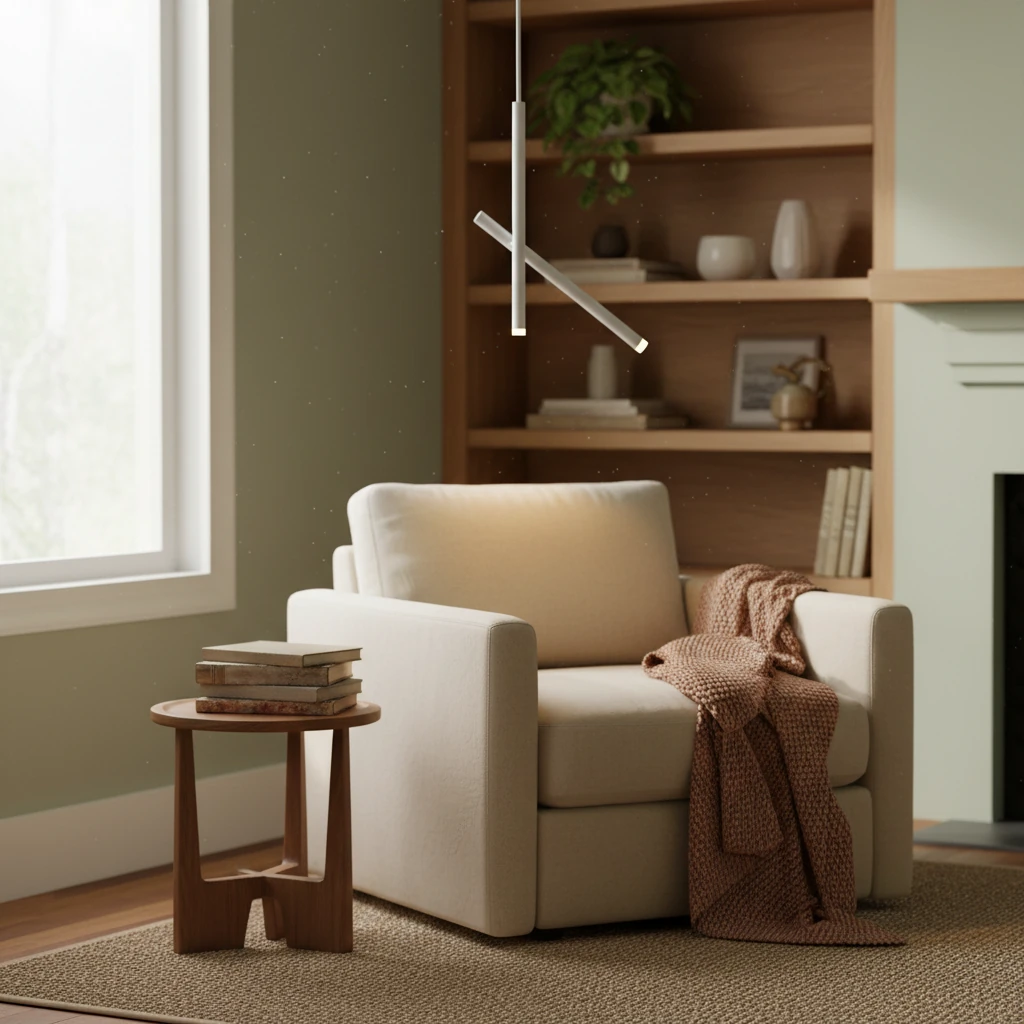 Porseleinen inbouw lifestyle-scène