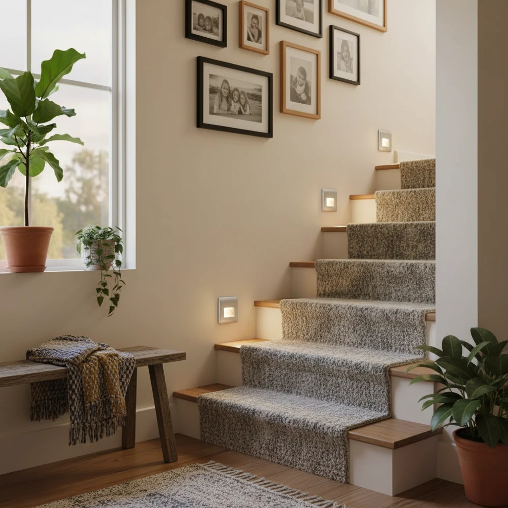 Scène de style de vie avec montage encastré en porcelaine