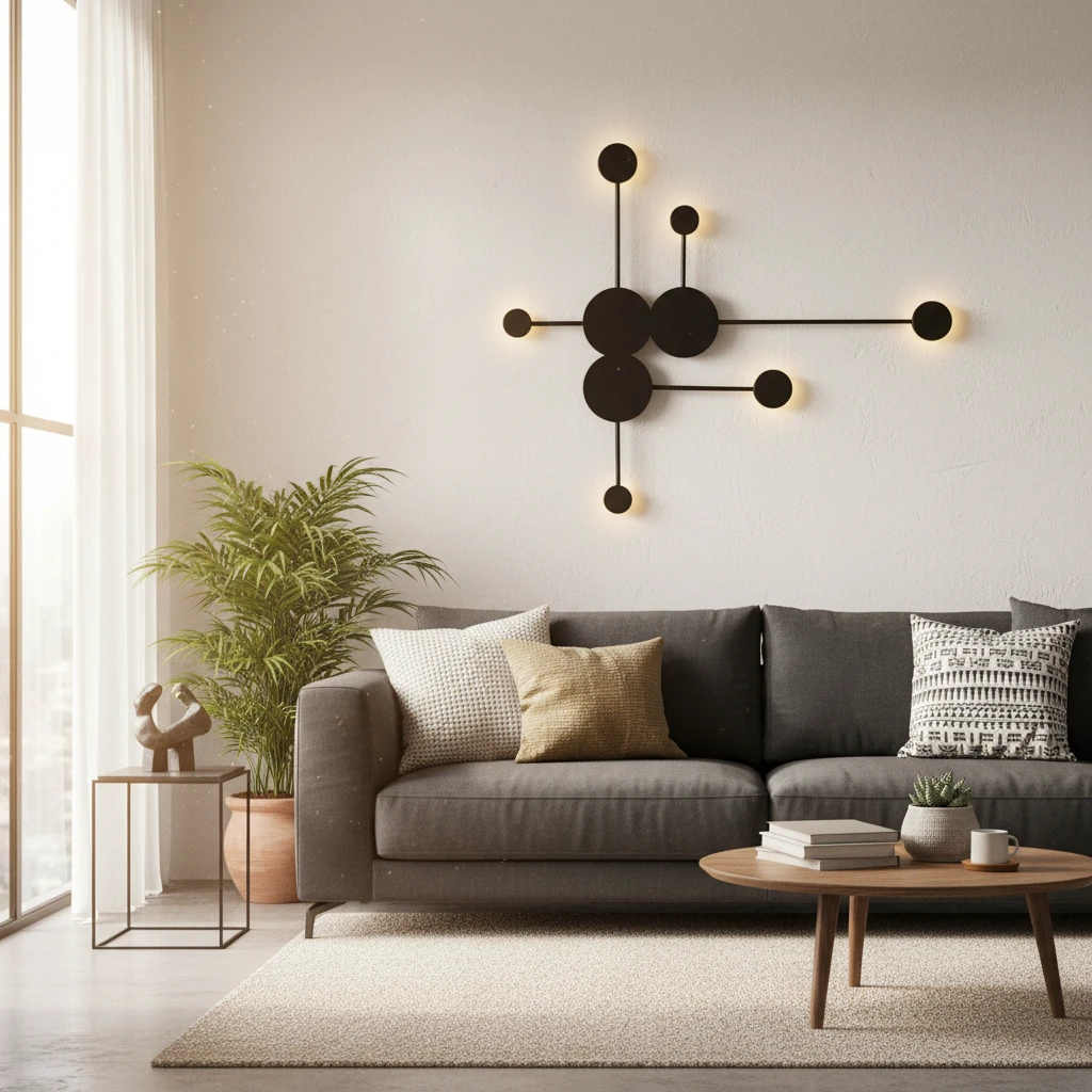 Porcelain flush mount lifestyle scene
