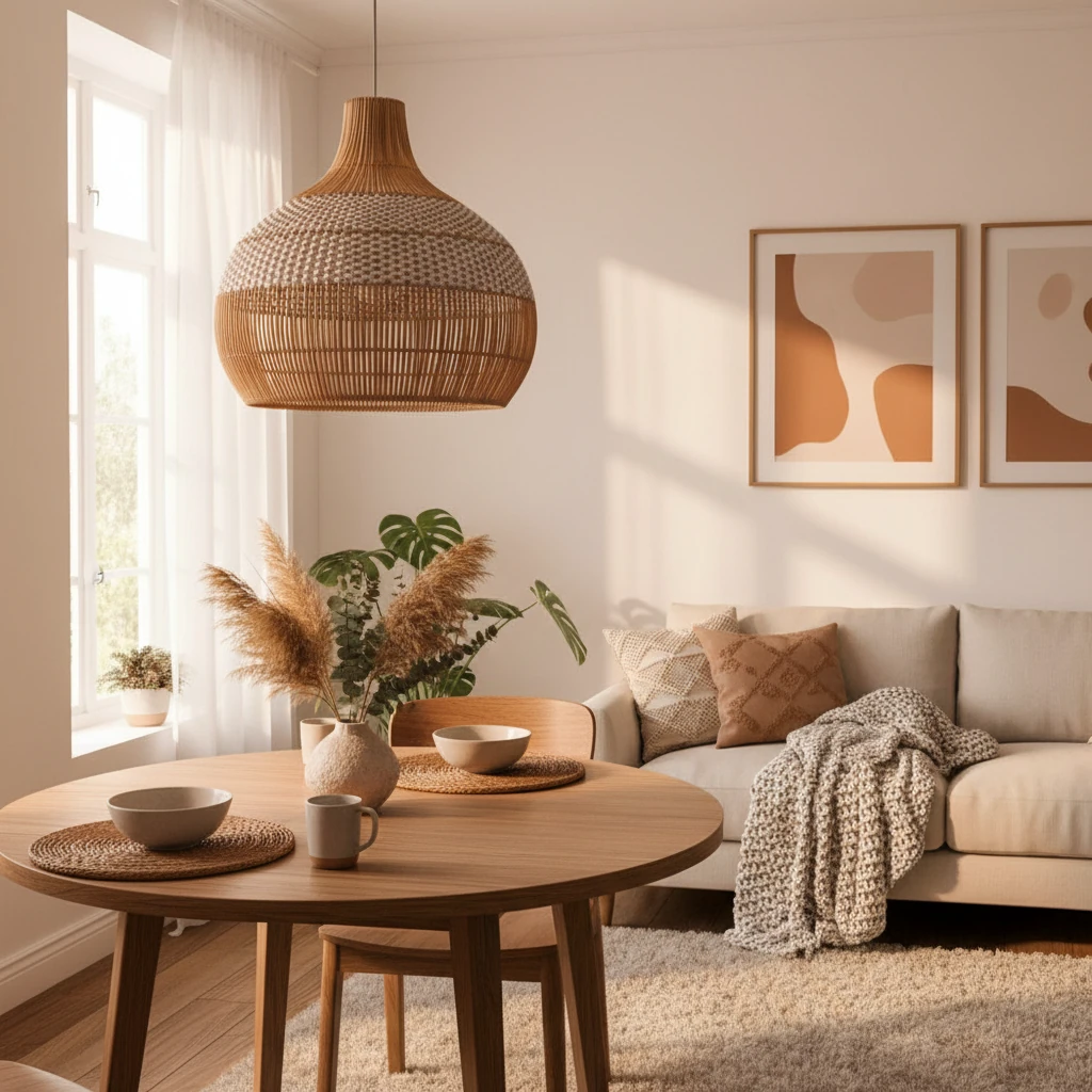 Porcelain flush mount lifestyle scene
