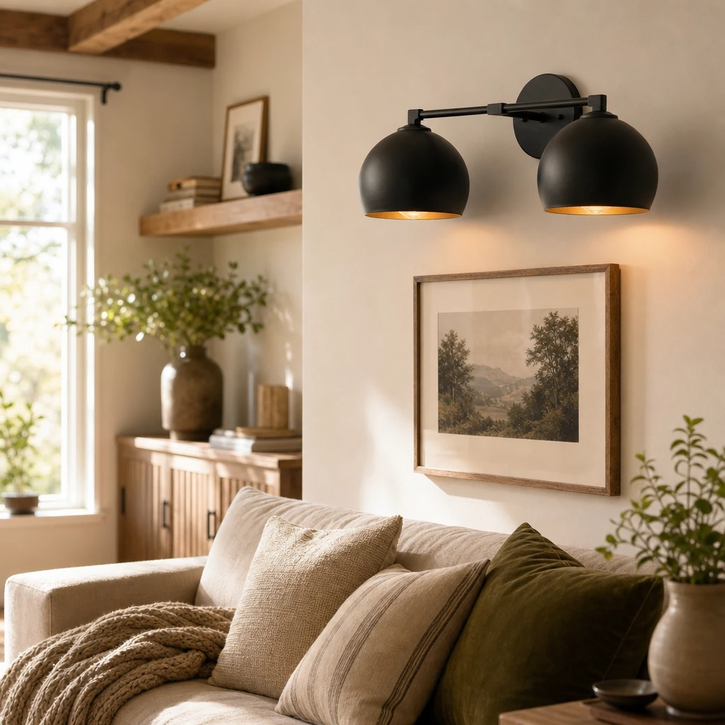 Scène de style de vie avec montage encastré en porcelaine
