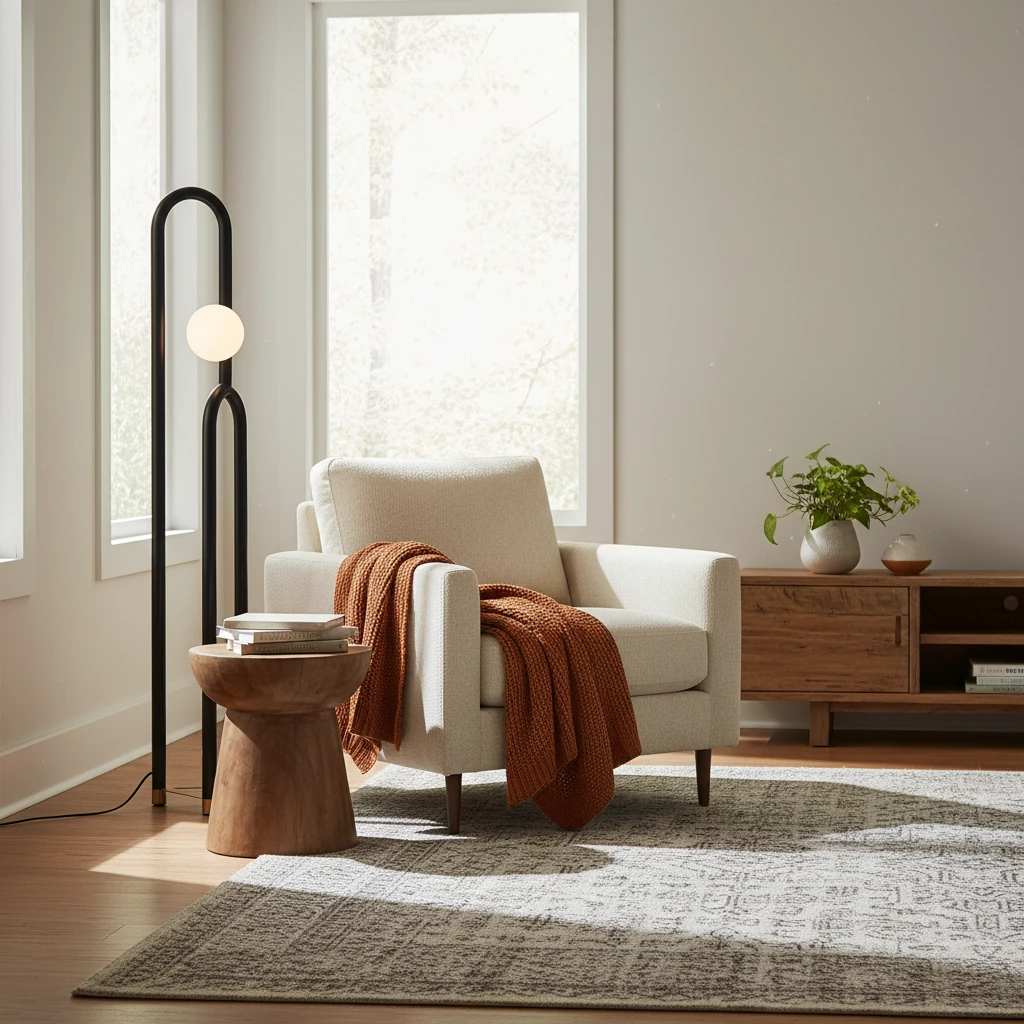 Porseleinen inbouw lifestyle-scène