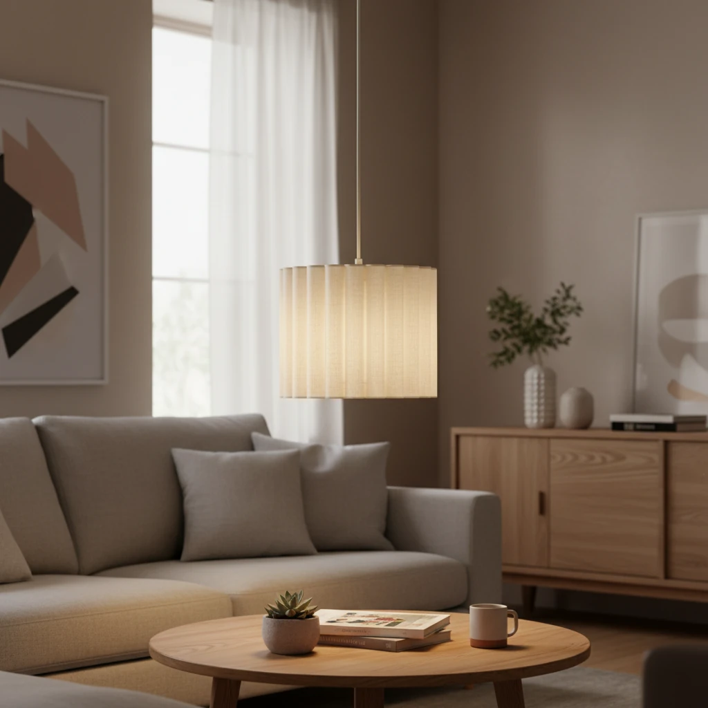 Porcelain flush mount lifestyle scene