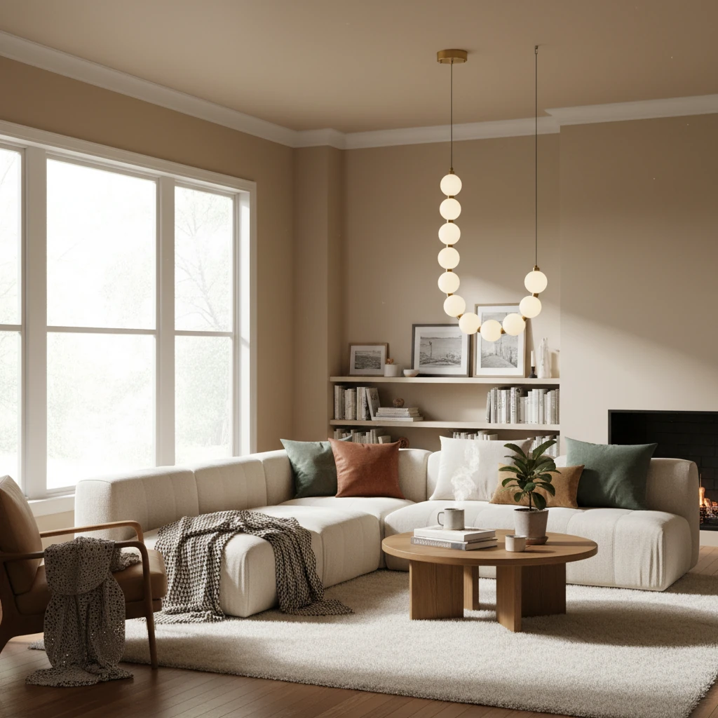 Porseleinen inbouw lifestyle-scène