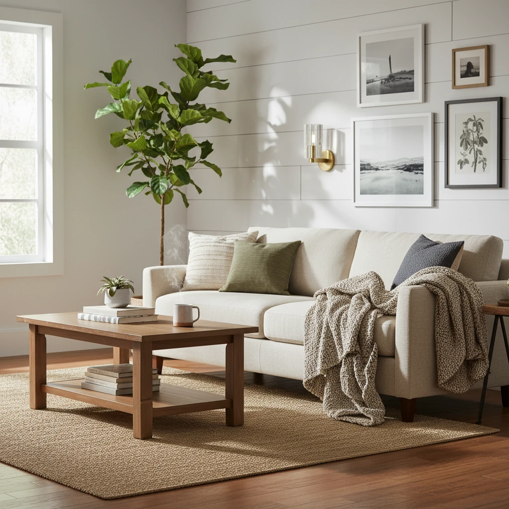 Porseleinen inbouw lifestyle-scène