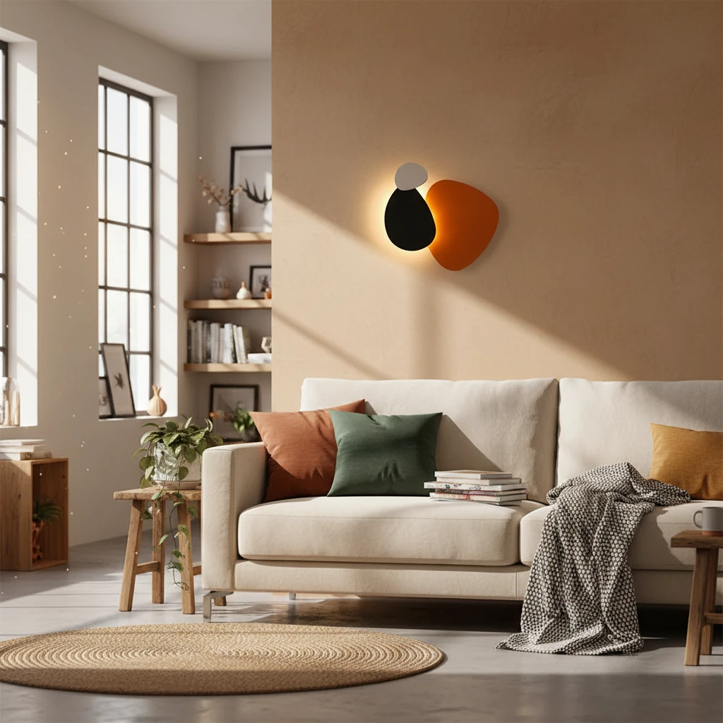 Porcelain flush mount lifestyle scene