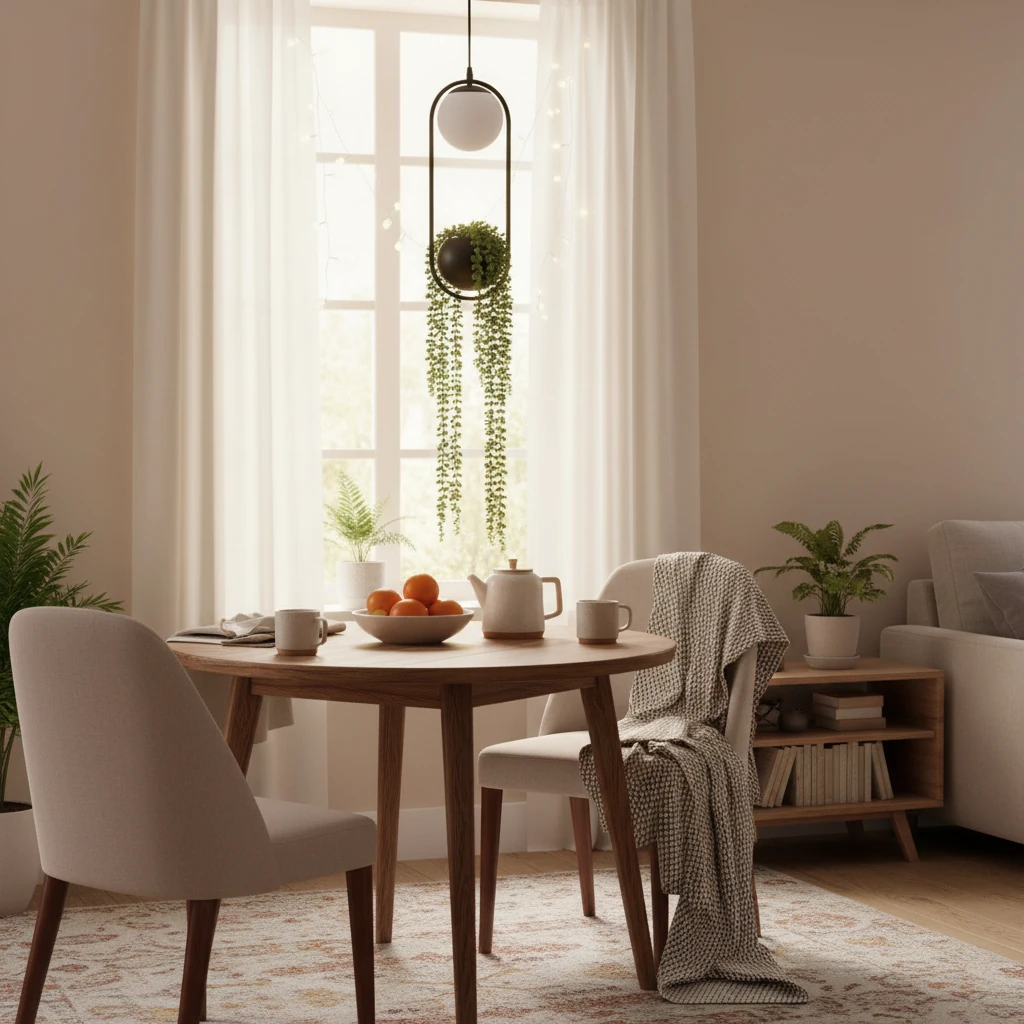 Porcelain flush mount lifestyle scene