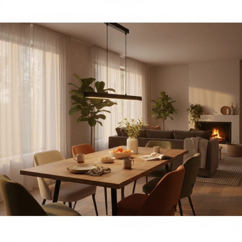 Porcelain flush mount lifestyle scene
