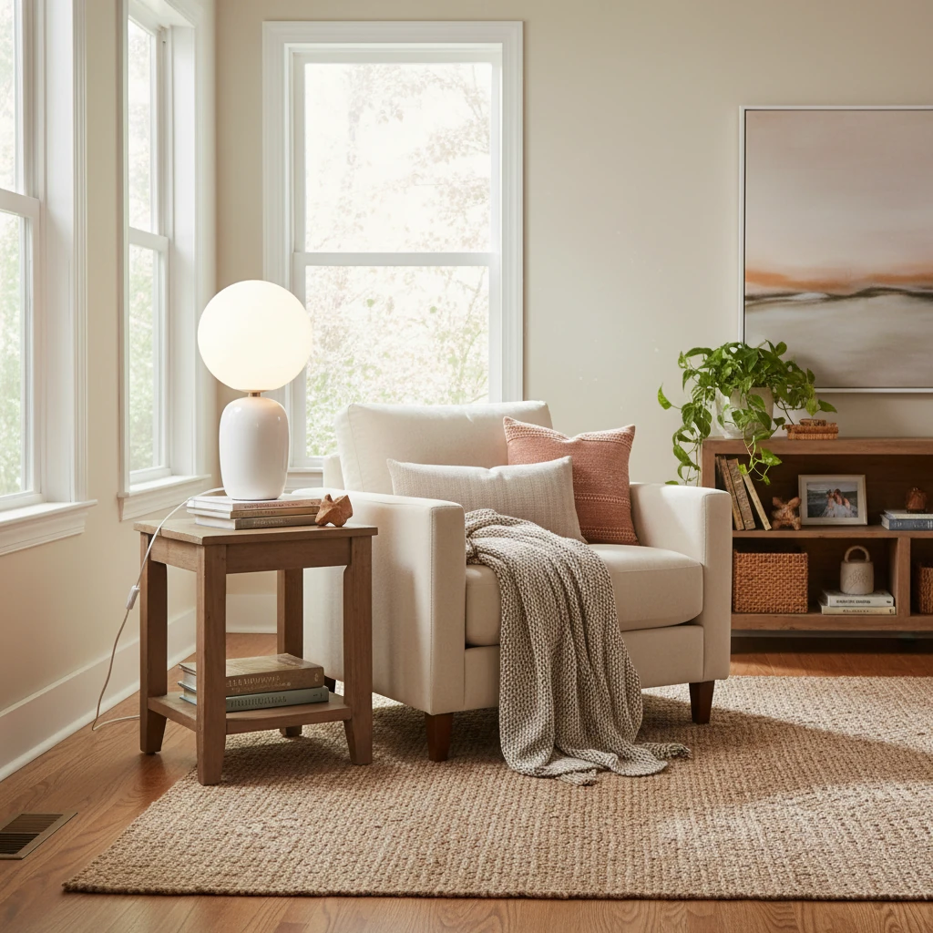 Porseleinen inbouw lifestyle-scène