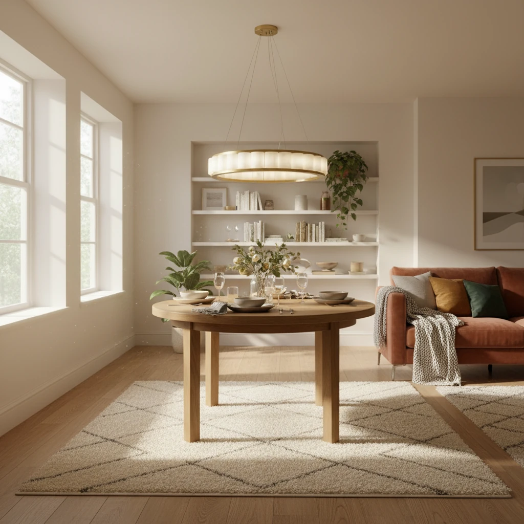 Porseleinen inbouw lifestyle-scène