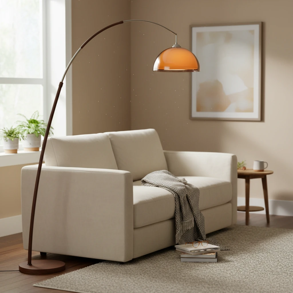 Porcelain flush mount lifestyle scene