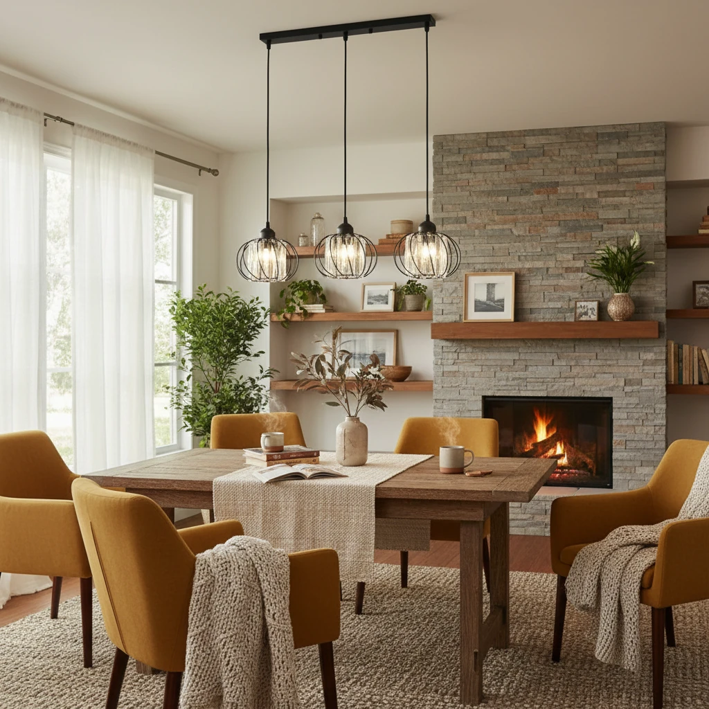 Porseleinen inbouw lifestyle-scène