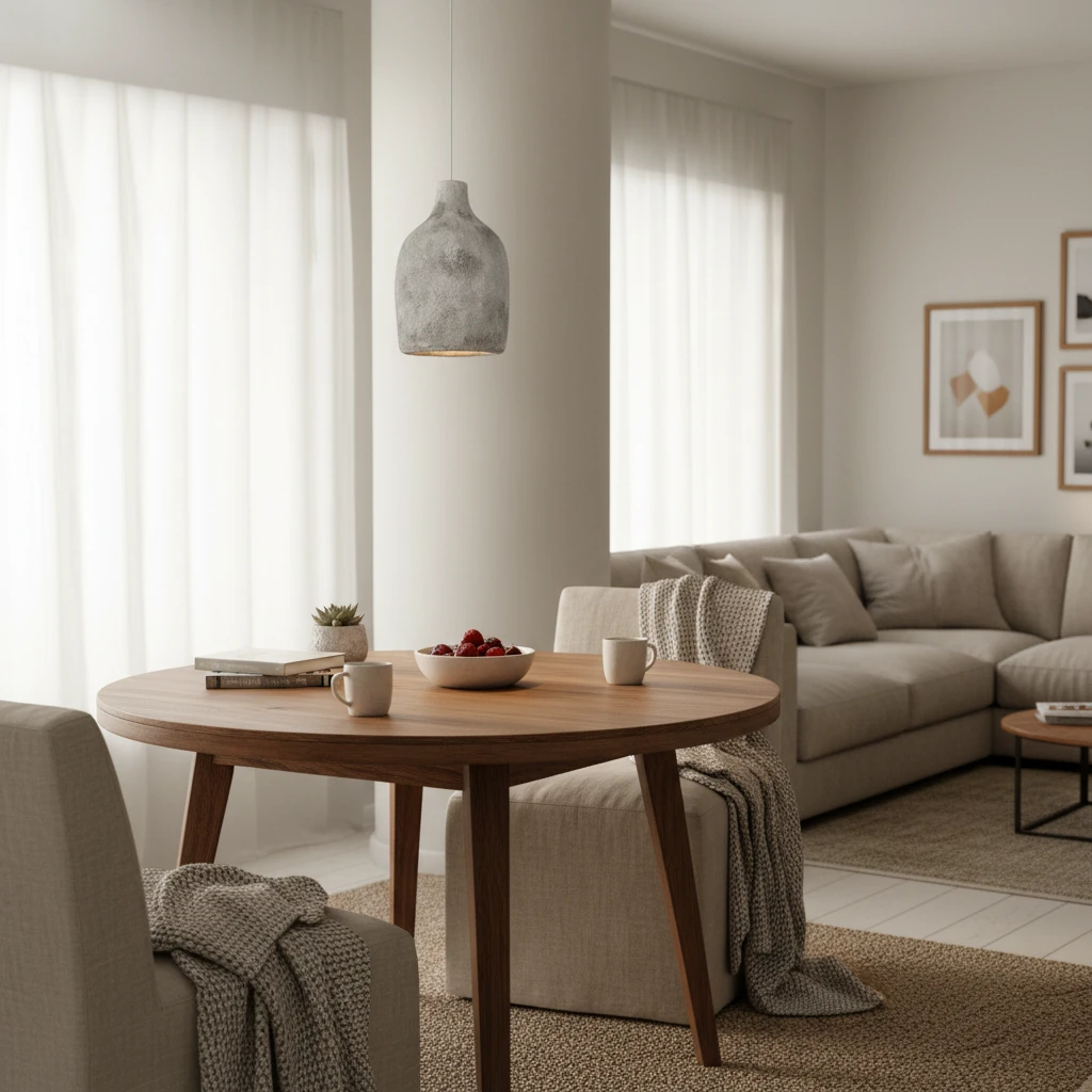 Porseleinen inbouw lifestyle-scène