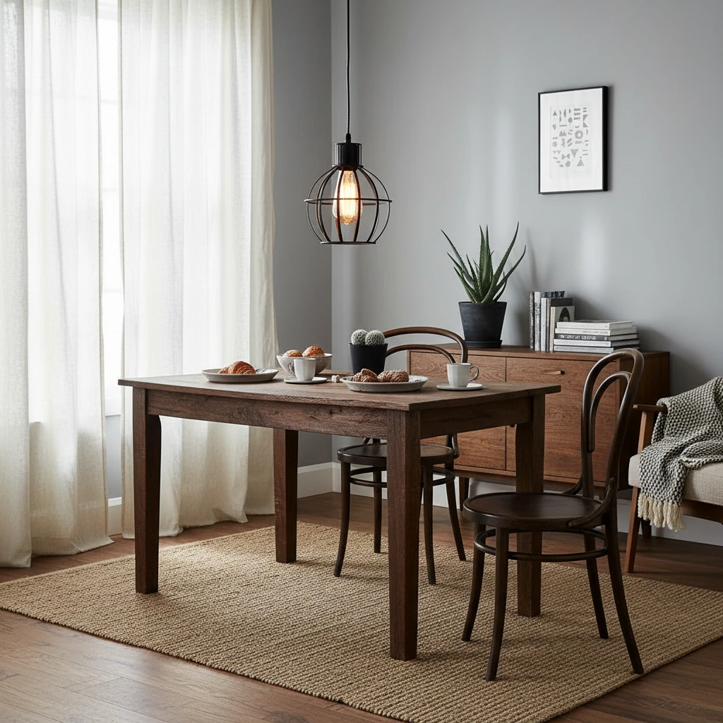 Escena de estilo de vida con montaje empotrado de porcelana