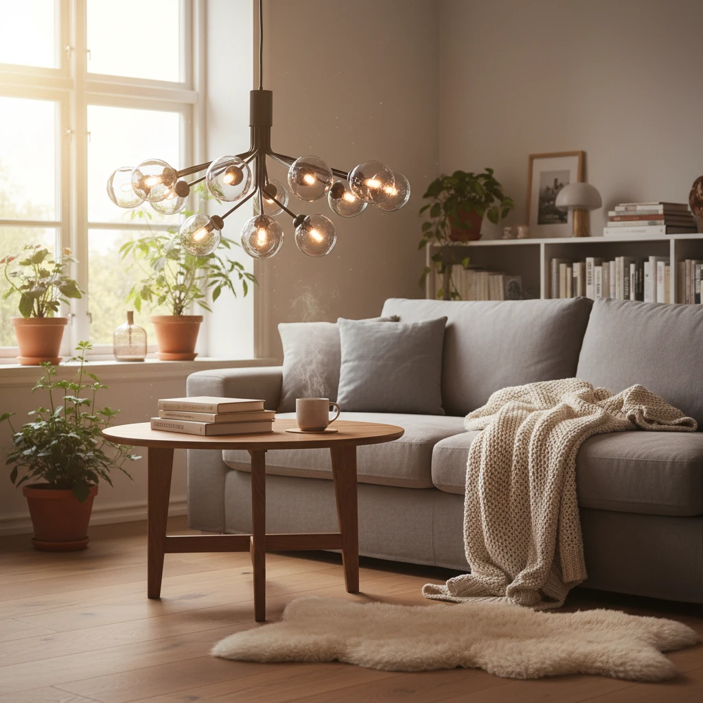 Porseleinen inbouw lifestyle-scène