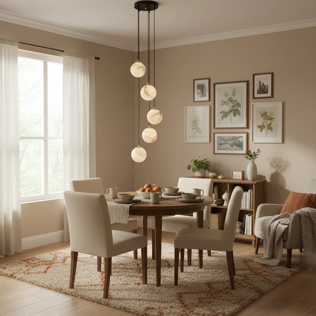 Porseleinen inbouw lifestyle-scène
