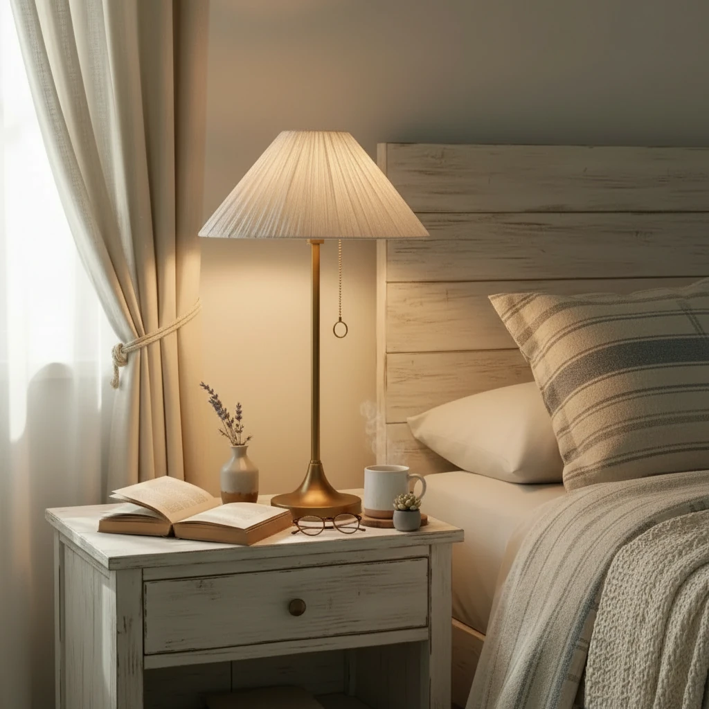 Porcelain flush mount lifestyle scene