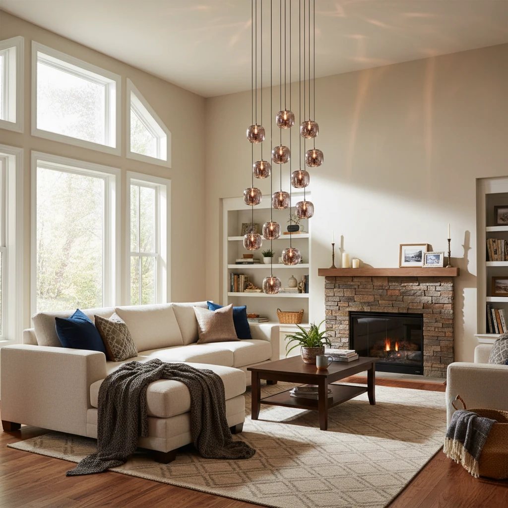 Porseleinen inbouw lifestyle-scène