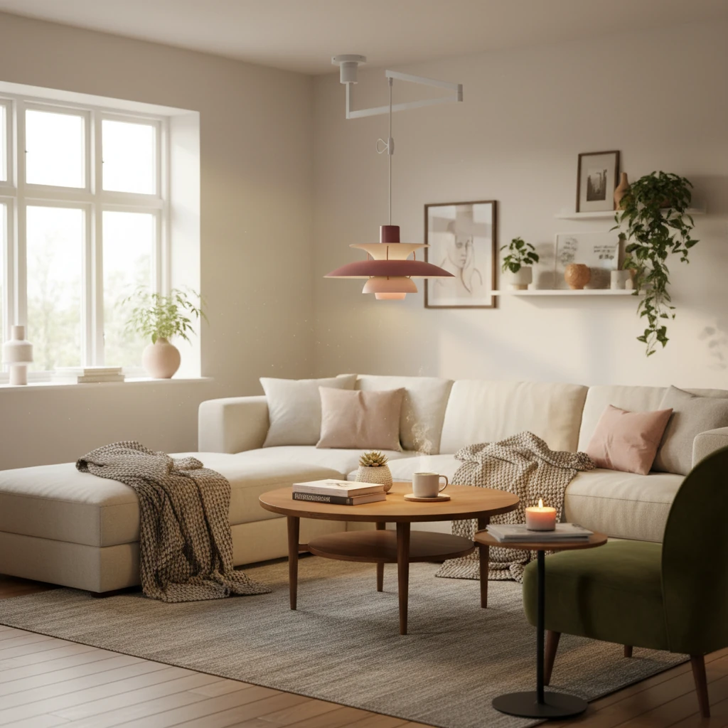 Porseleinen inbouwspiegel, lifestyle scène