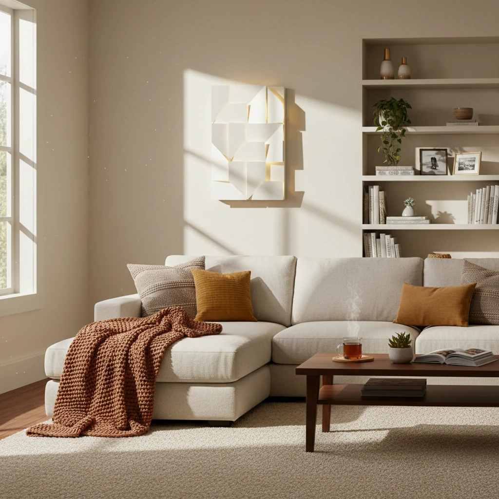 Porseleinen inbouw lifestyle-scène