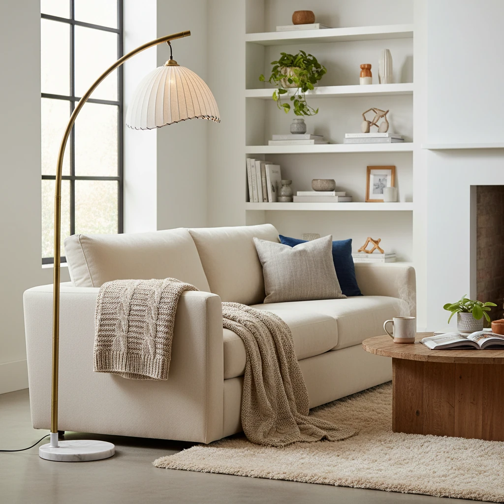 Porseleinen inbouw lifestyle-scène