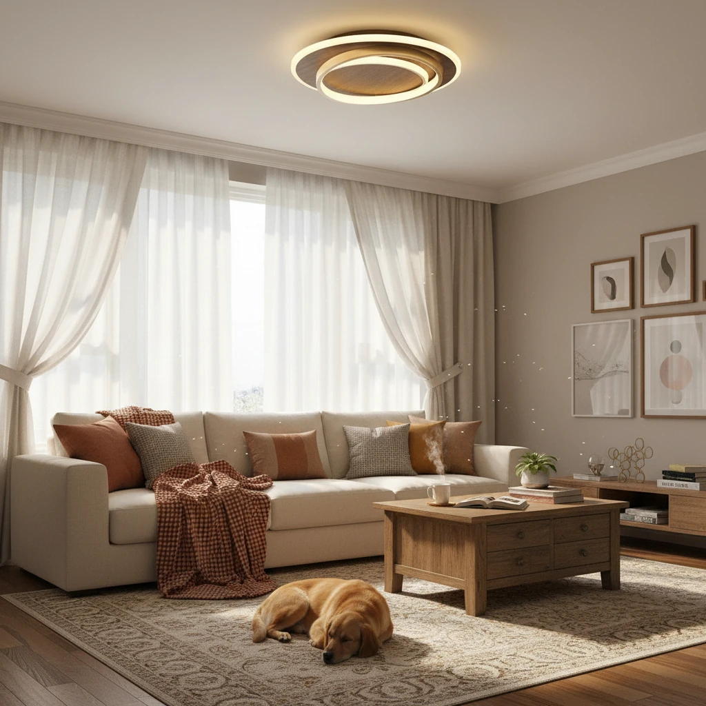 Porseleinen inbouw lifestyle-scène