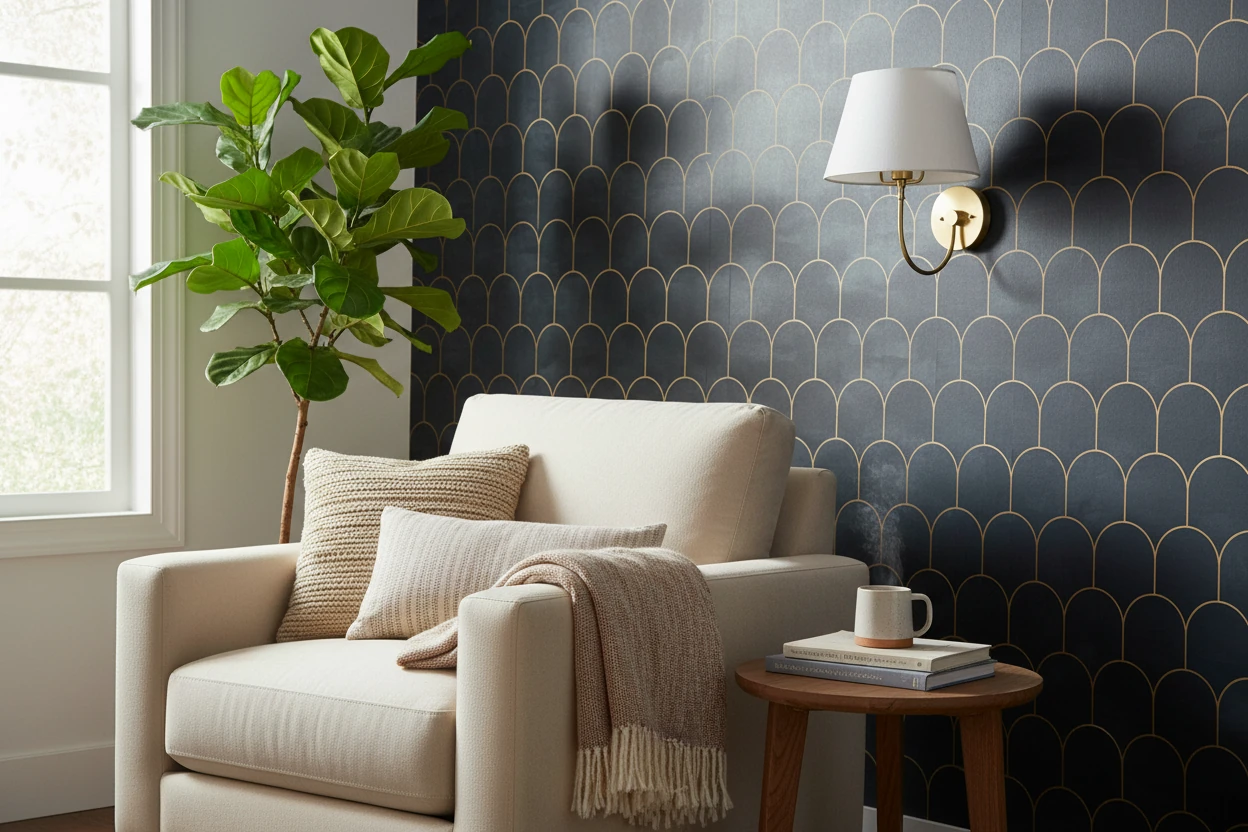 Porcelanowa scena życia w montażu podtynkowym