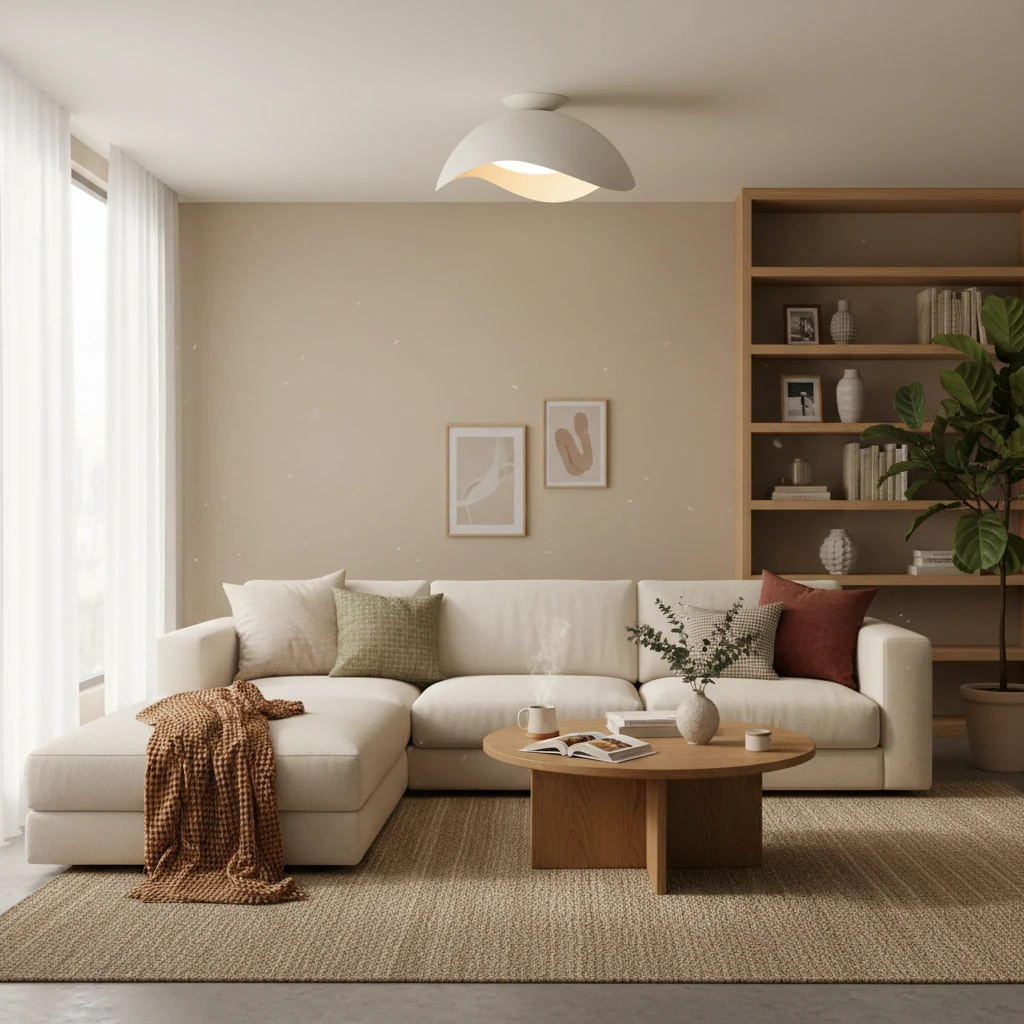 Porseleinen inbouw lifestyle-scène