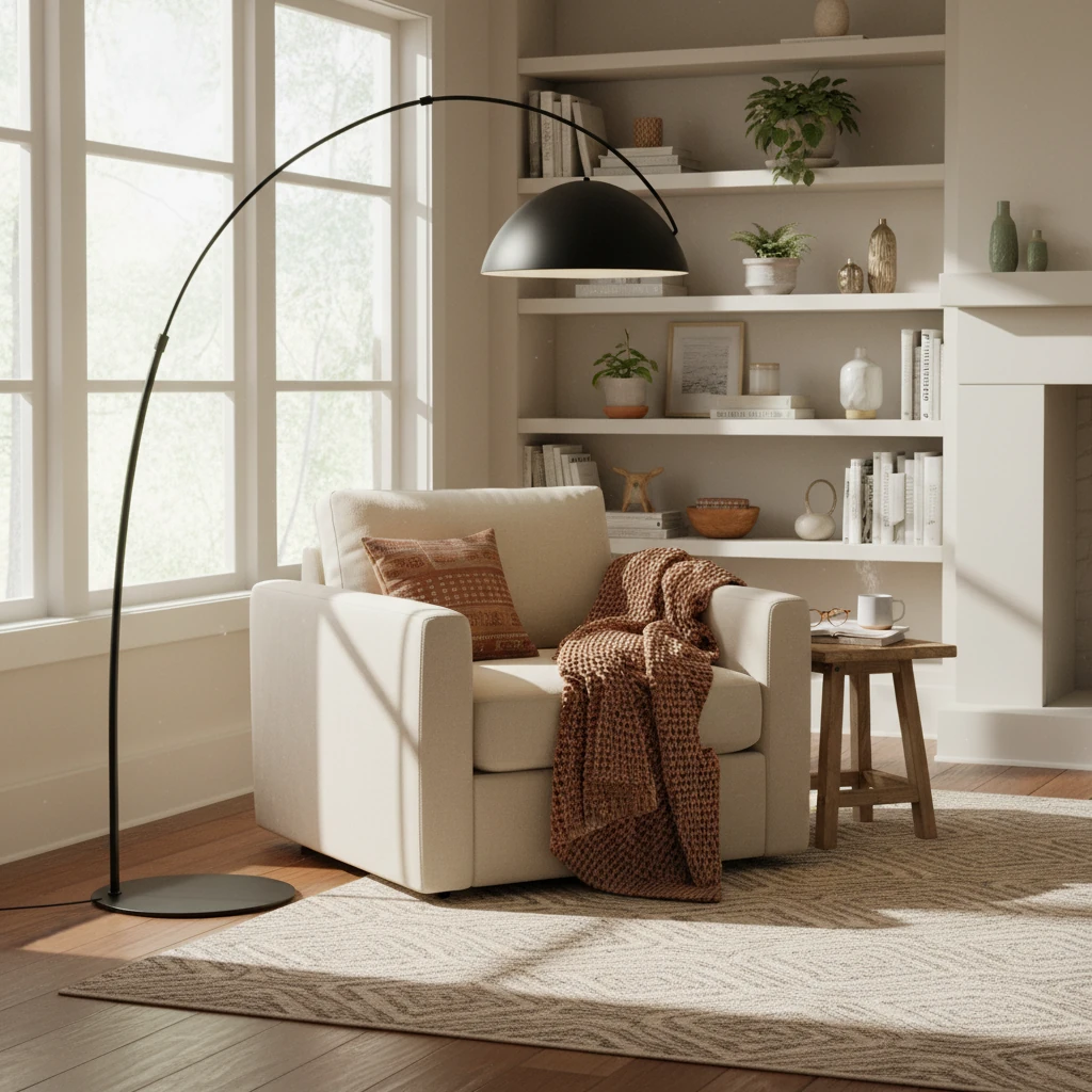 Porseleinen inbouw lifestyle-scène