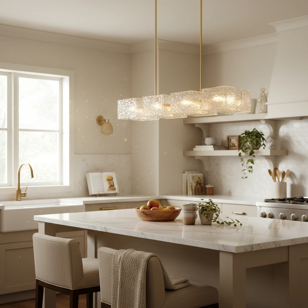 Scène de style de vie avec montage encastré en porcelaine