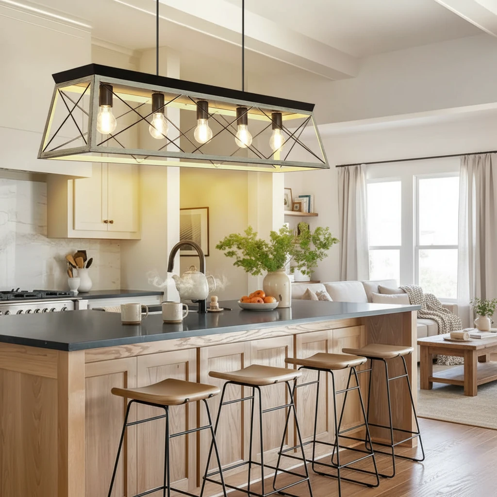 Porseleinen inbouw lifestyle-scène
