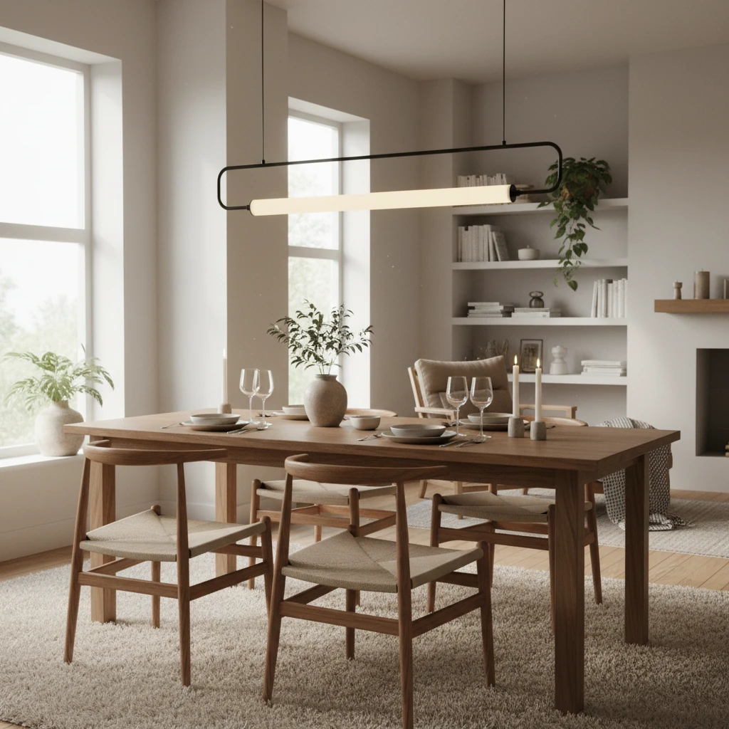 Porcelain flush mount lifestyle scene