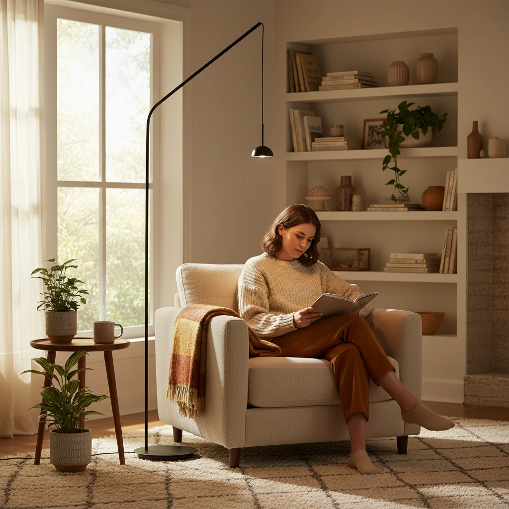 Porseleinen inbouw lifestyle-scène