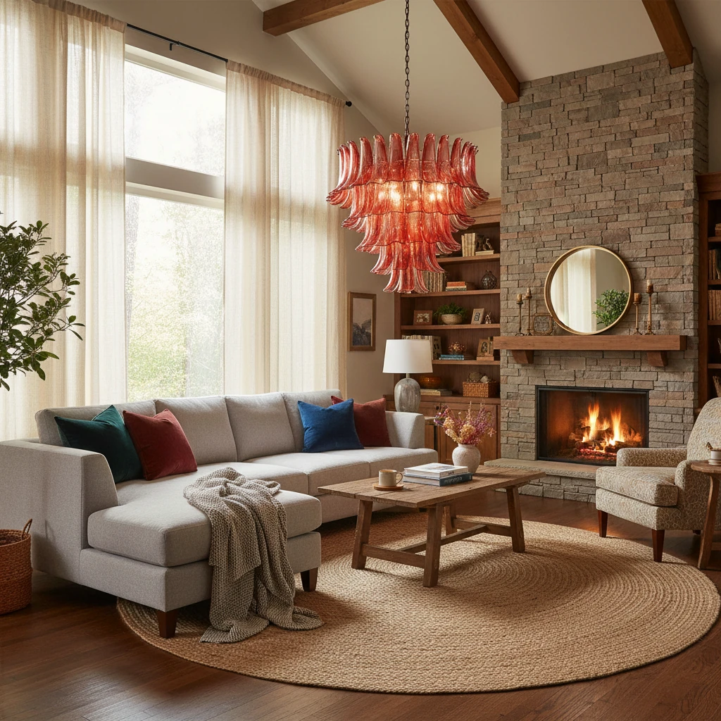 Porseleinen inbouw lifestyle-scène