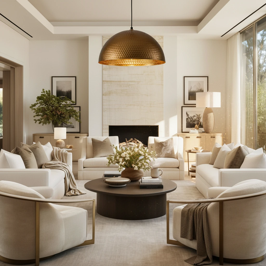 Porseleinen inbouw lifestyle-scène