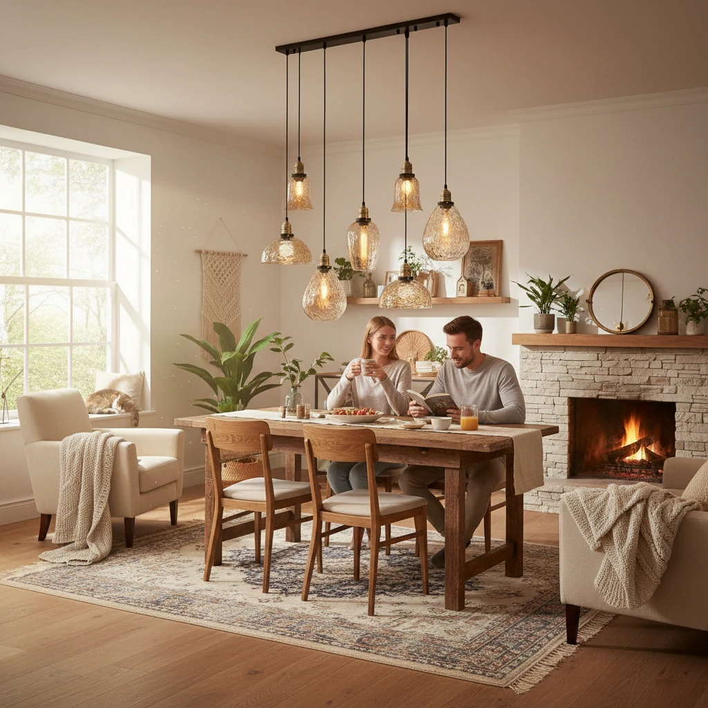 Porseleinen inbouwspiegel, lifestyle scène