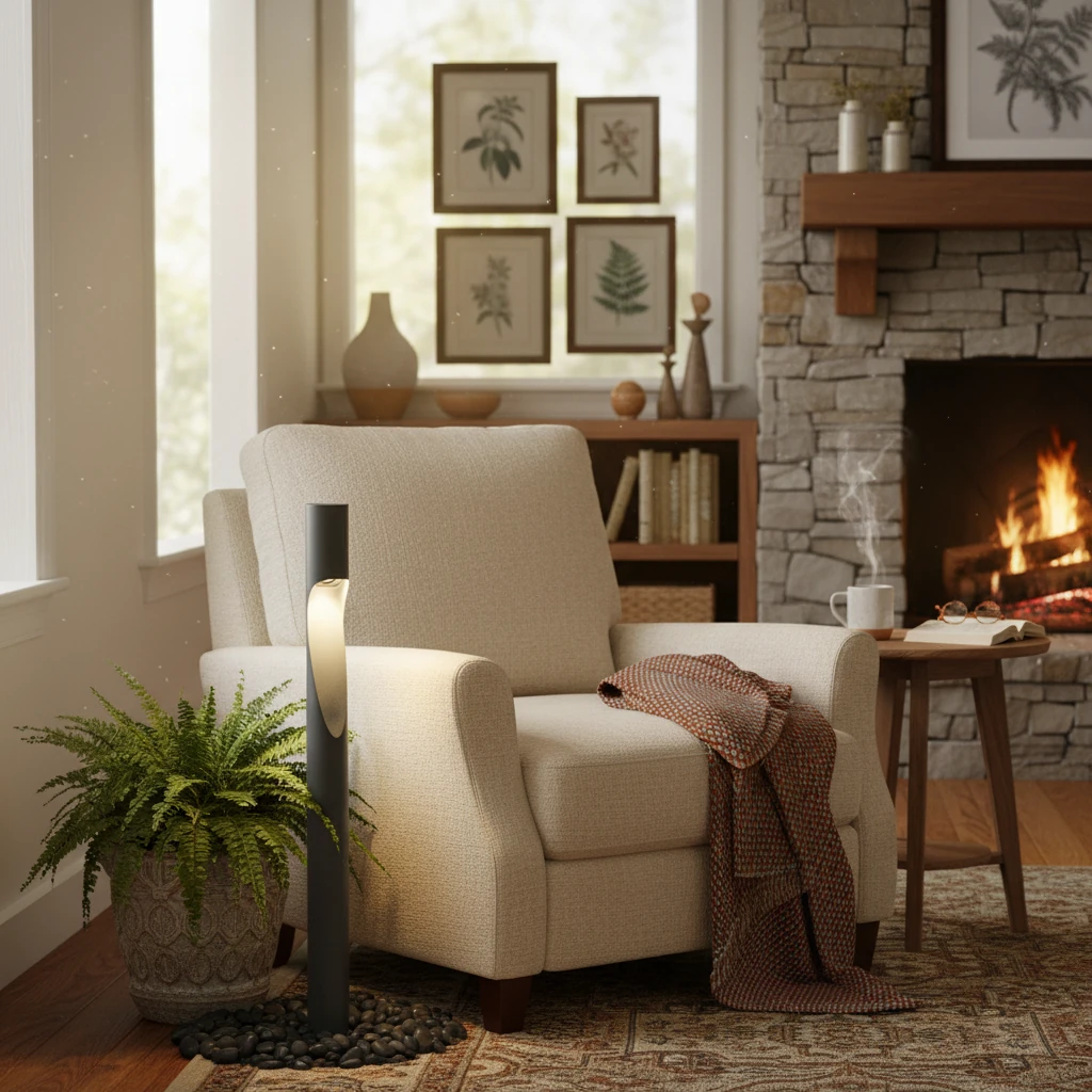 Porseleinen inbouw lifestyle-scène