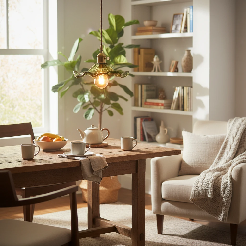 Porseleinen inbouw lifestyle-scène