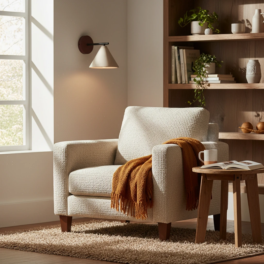 Scène de style de vie avec montage encastré en porcelaine