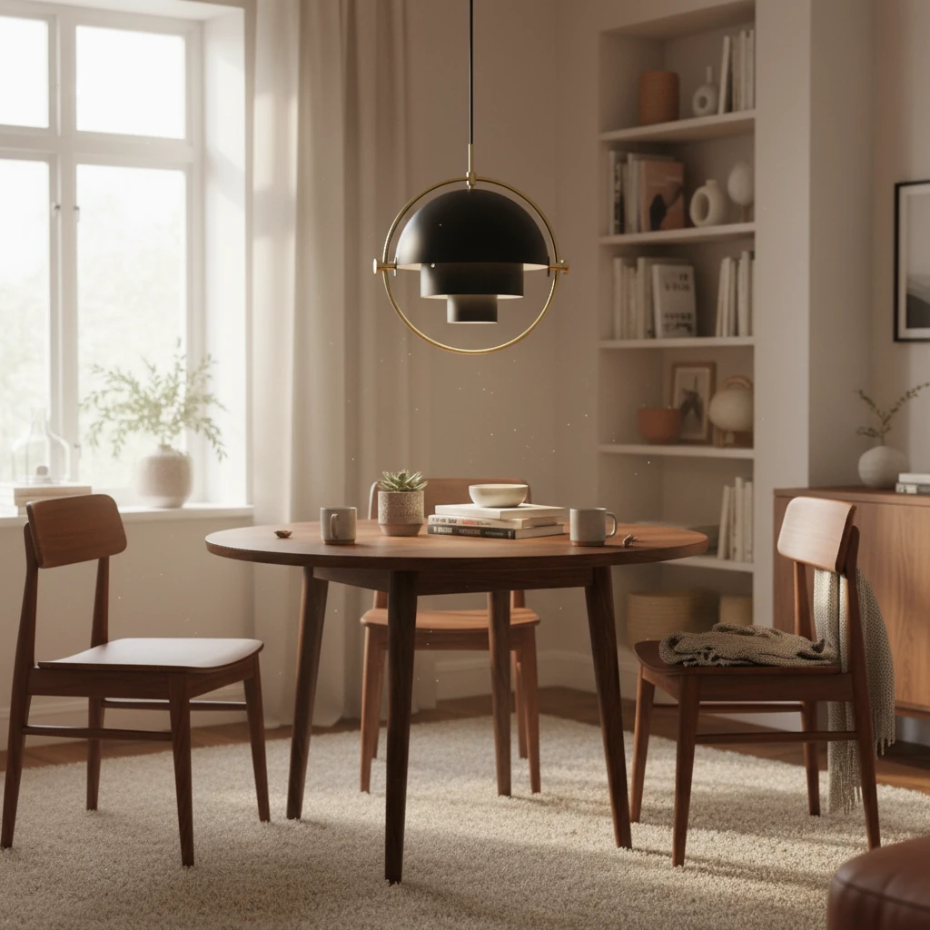 Porcelain flush mount lifestyle scene