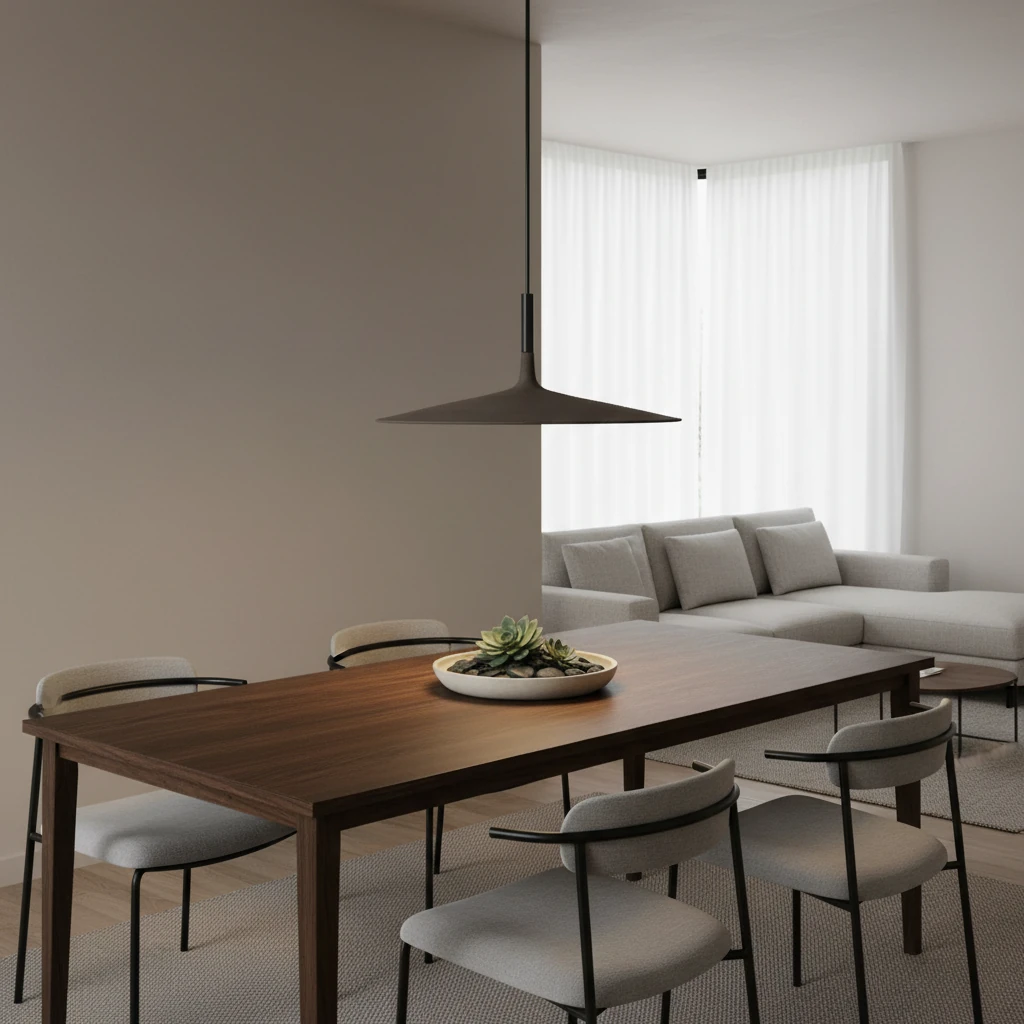 Porcelain flush mount lifestyle scene
