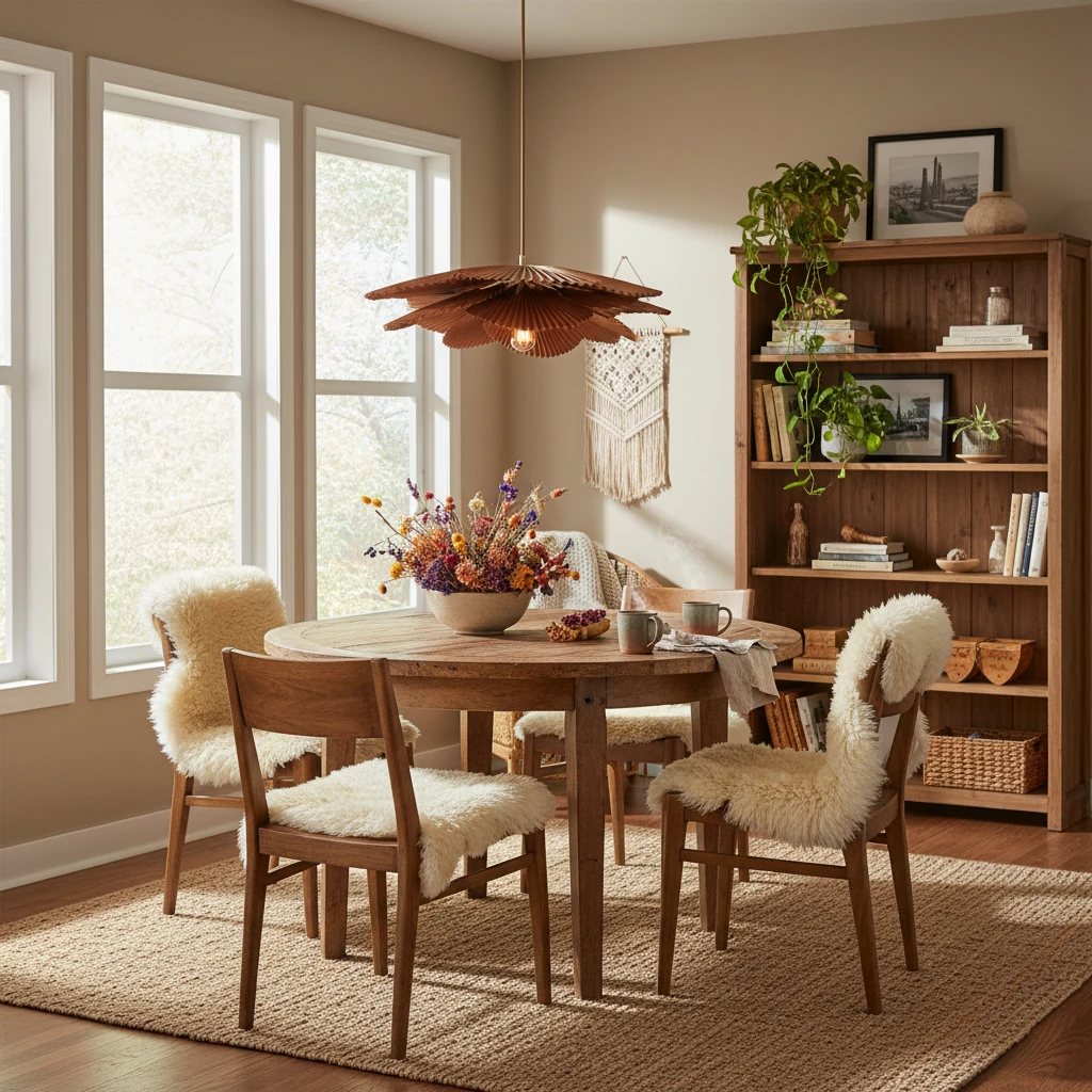 Porcelain flush mount lifestyle scene