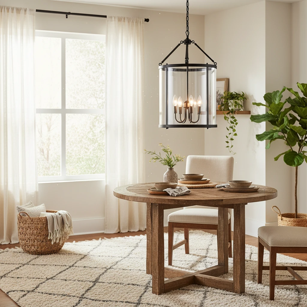 Porcelain flush mount lifestyle scene