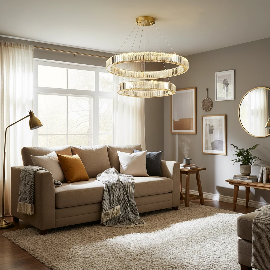 Porseleinen inbouw lifestyle-scène