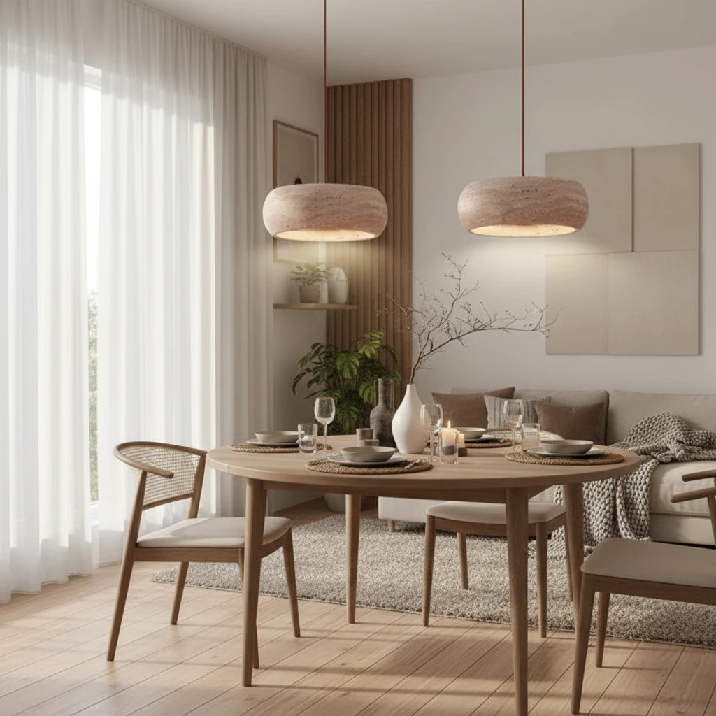 Porcelain flush mount lifestyle scene