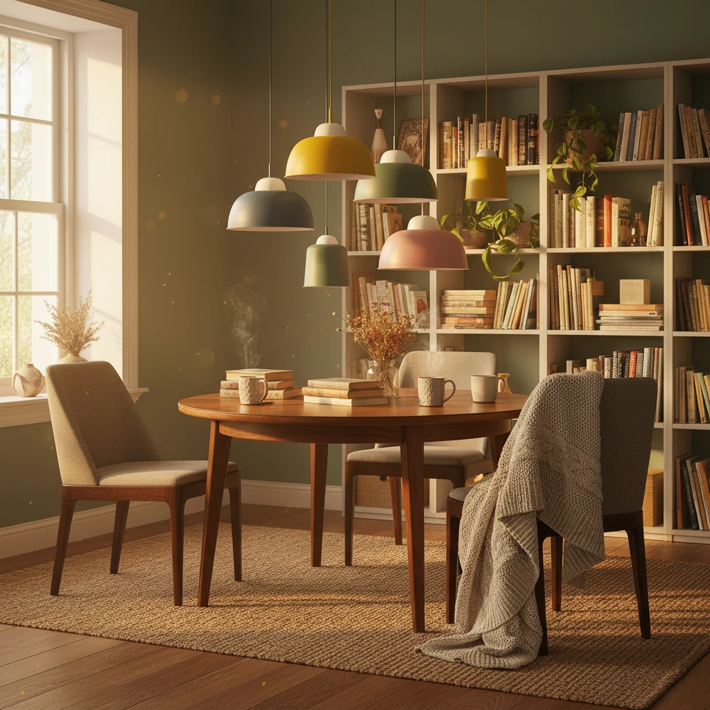 Porseleinen inbouw lifestyle-scène