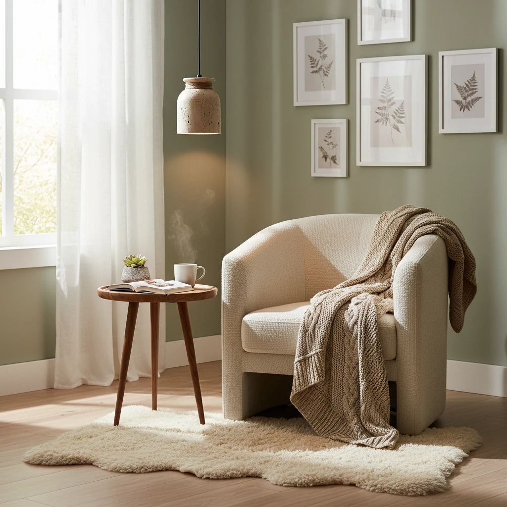 Porseleinen inbouw lifestyle-scène