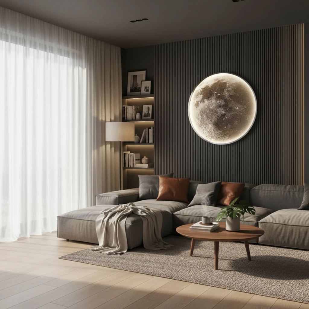 Scène de style de vie avec montage encastré en porcelaine