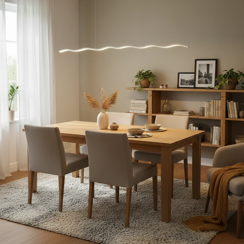 Porseleinen inbouw lifestyle-scène
