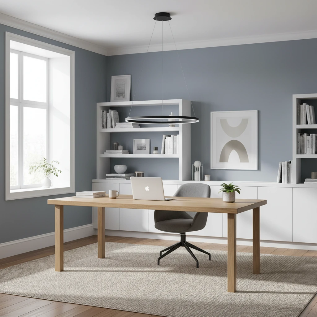 Porcelain flush mount lifestyle scene